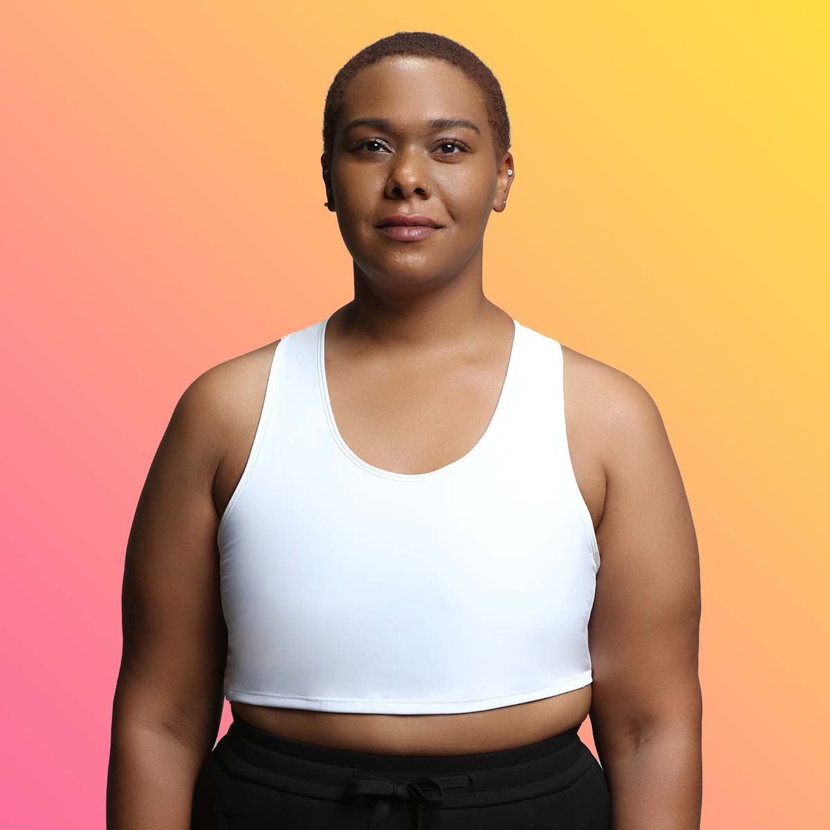 Fytist Short Chest Binder Tight Flat Lycra Half Binding Solution